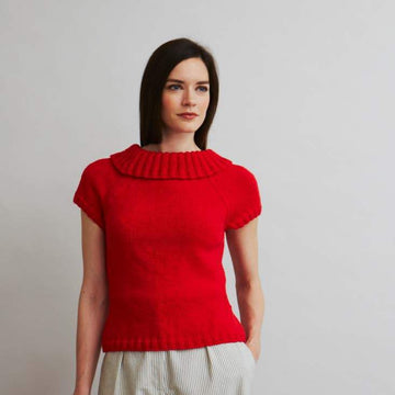 Bridgitte Jumper - Knitting Pattern For Women in Debbie Bliss Sita - Downloadable PDF