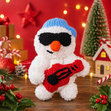 Christmas Rapper Snowman Choc Orange Cover / Toy