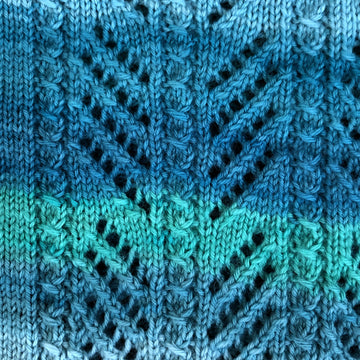 4 Ply Raglan Sweater with Eyelet Panels