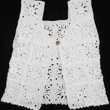 Snowflake Motif Vest