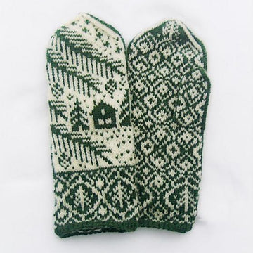 Silent Night Mittens