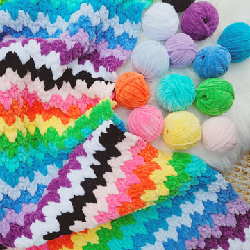 Rainbow Cuddle Blanket