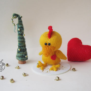 Chick with heart