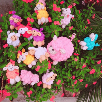 Mini sheep- crochet pattern- PDF file - English