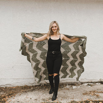 Zig Zag Chevron Afghan