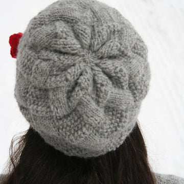 Entrelac Winter Hat