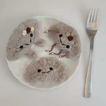 Dumpling Crochet pattern, food amigurumi
