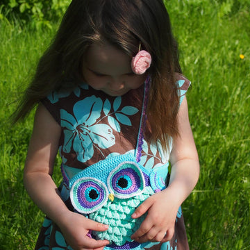 Owl Bag "Blue Dreams"