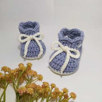 Wavy Baby Booties