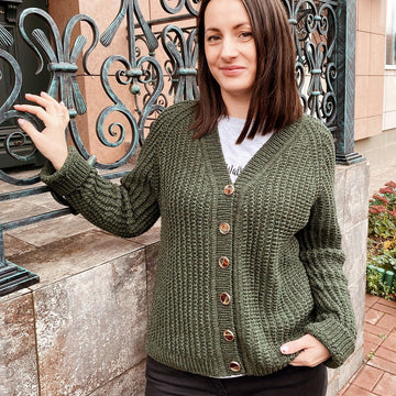 Geek Chic Cardigan - knitting pattern