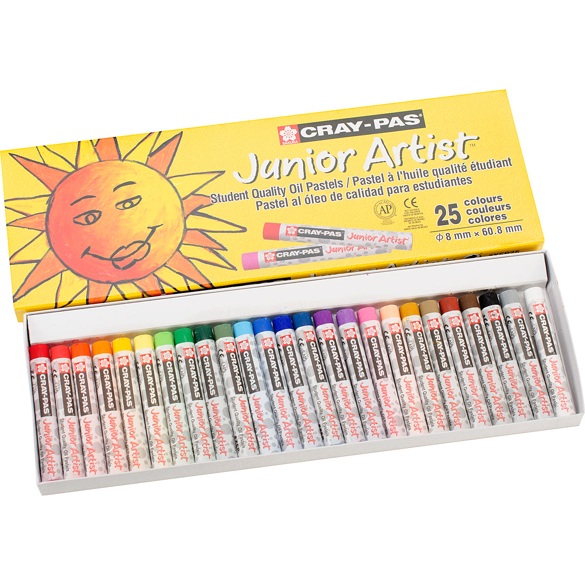 Sakura Cray-Pas Junior Artist Oil Pastels - 25/Pkg