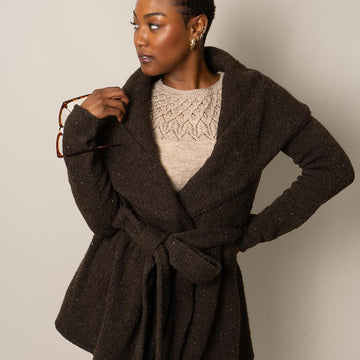 Wine Cardigan