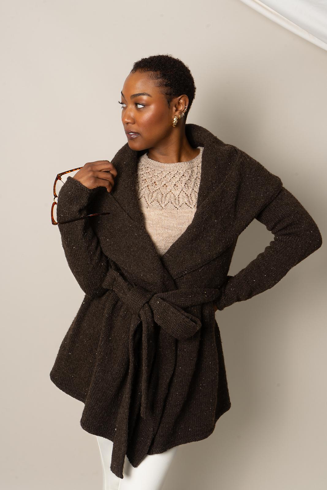 Wine Cardigan