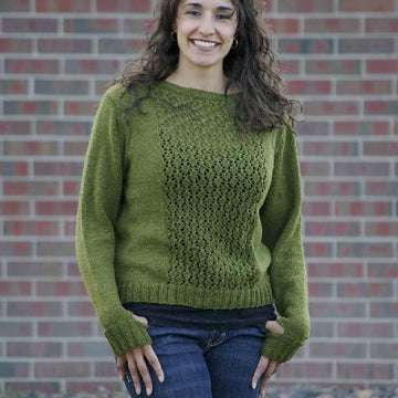 Lace Panel Pullover