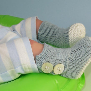 Baby 2 Button Booties