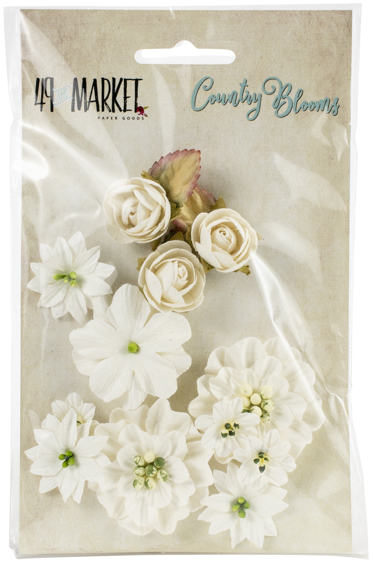 49 And Market Country Blooms 12/Pkg - Cloud
