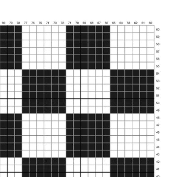 C2C Checkmate Board Blanket Black White Throw Crochet Pattern