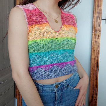 Striped vest