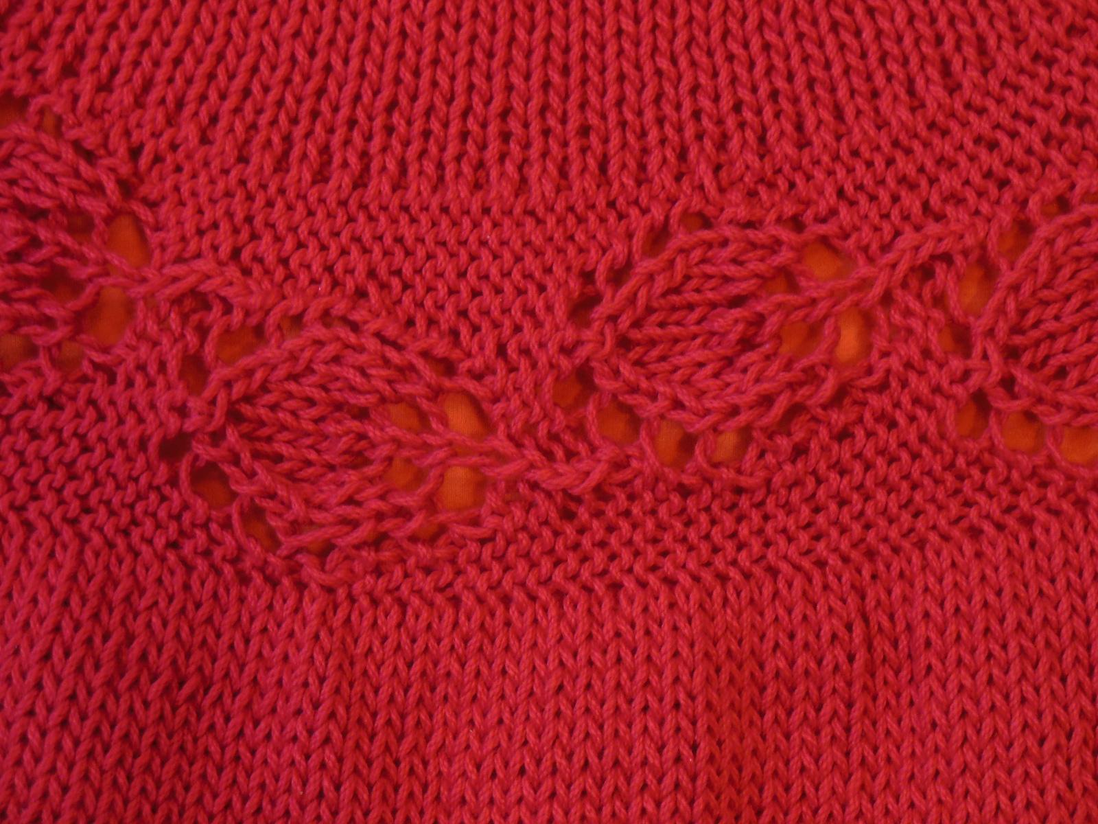 Leaf Me Alone, I'm Knitting Cardi Vest
