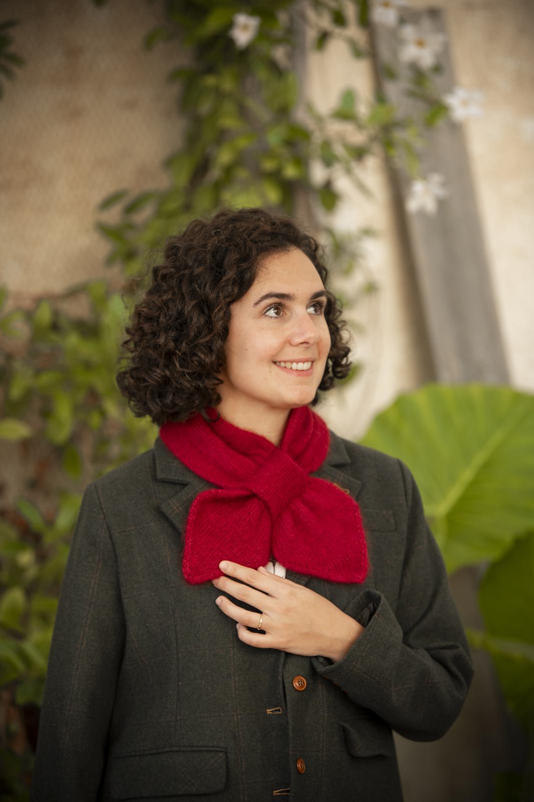 Polka Bow Scarf