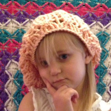 Cabled Slouchy Hat