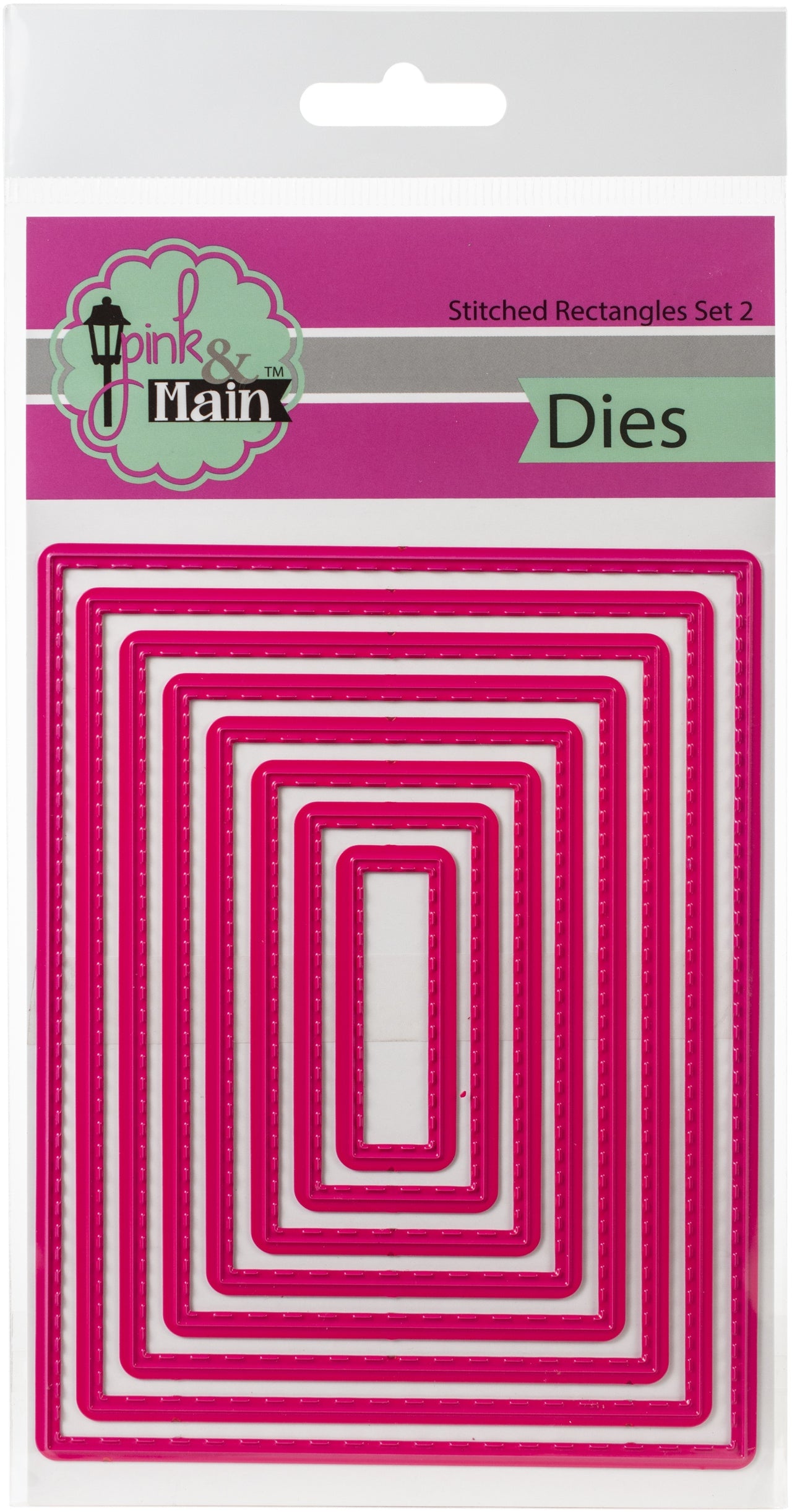 Pink & Main Dies - Stitched Rectangles