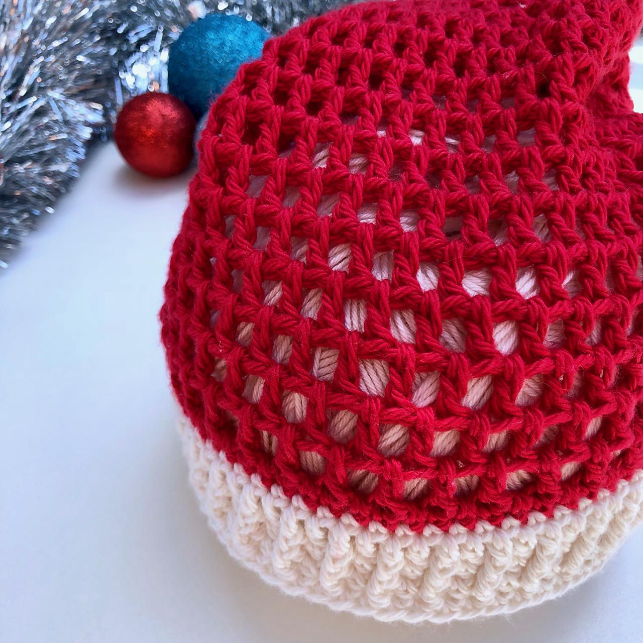 Slouchy Summer Santa Hat