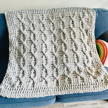 Octagon Squares Baby Blanket