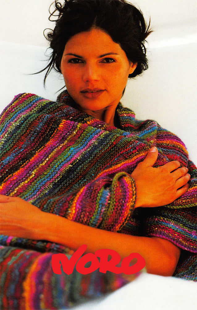 Cavendish Throw in Noro Silk Garden - Downloadable PDF