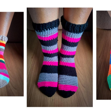Happy Scrappy Socks