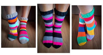Happy Scrappy Socks