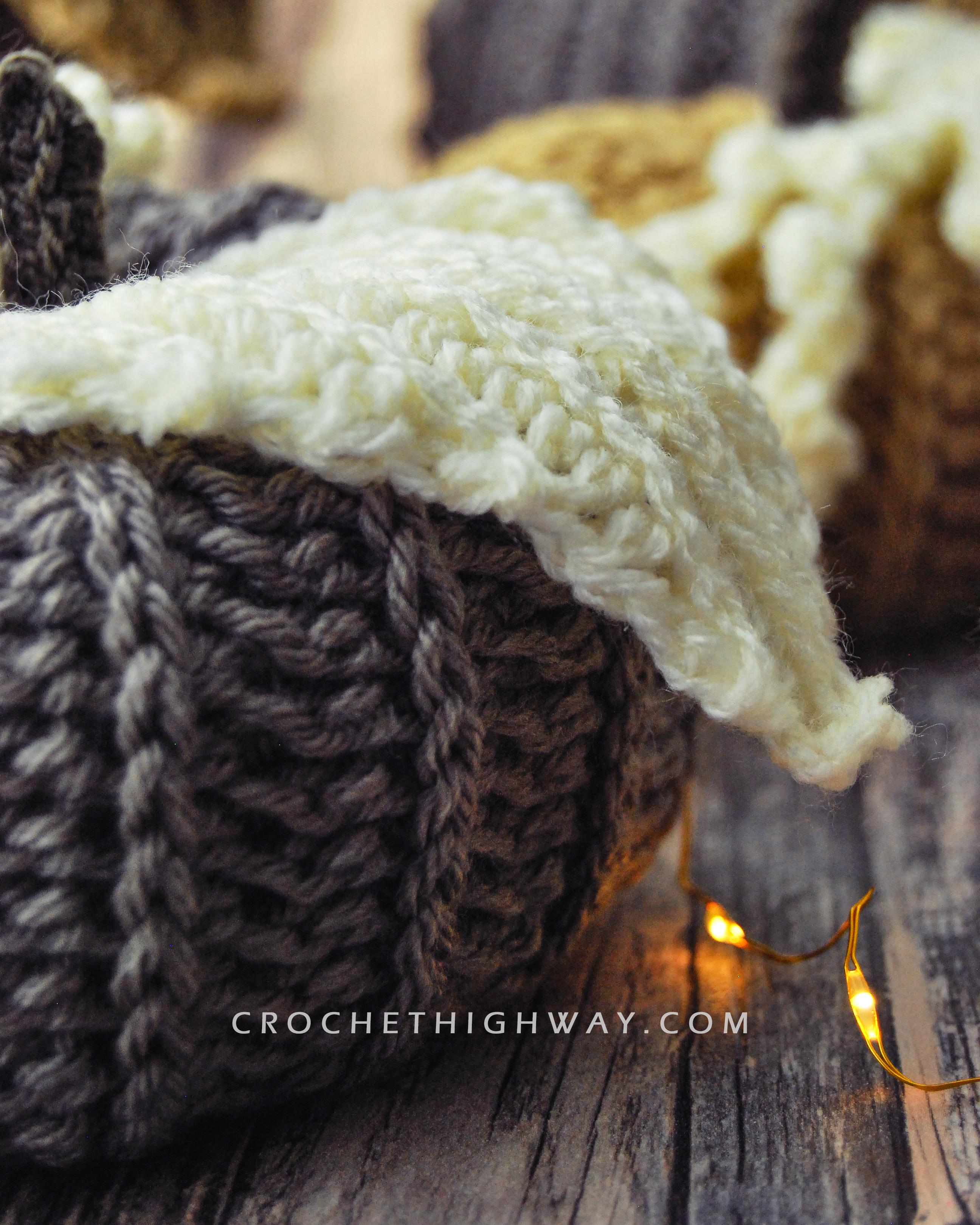 No Slip Stitch Given Pumpkin