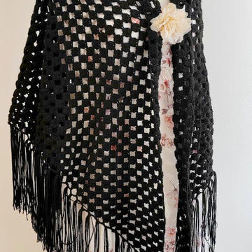 Double Bobble Countess Shawl