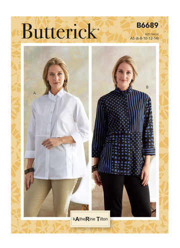Butterick Misses' Shirt B6689 - Sewing Pattern