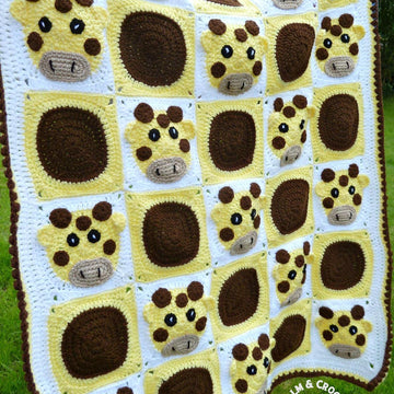 Spot the Giraffe Blanket