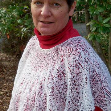 Leaves in Winter shawl