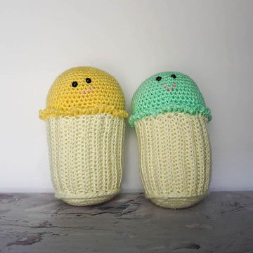 Carlo and Benedetta Italian Ices Amigurumi