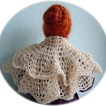 1:12th scale Ladies shoulder shawl c. 1880-1915