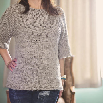 Knotted Pullover Sweater