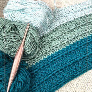 Easy Striped Baby Blanket