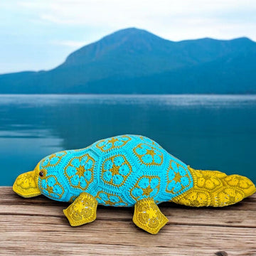Pit The Platypus with African Flowers