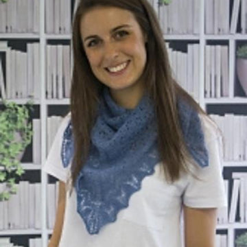 Cornflower Shawl
