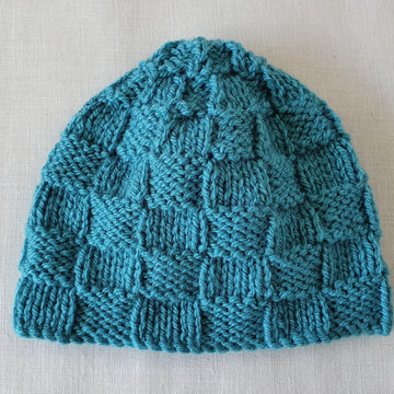 Timmy - Seamless block stitch baby beanie