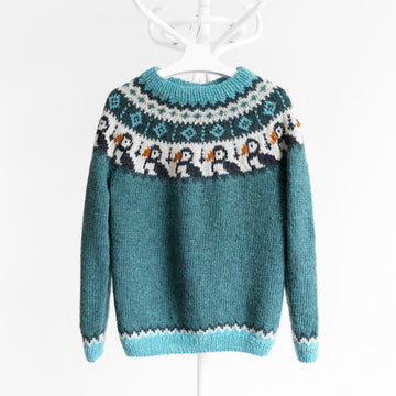 PUFFIN Icelandic Lopapeysa Sweater for Adults XS-5XL and Kids