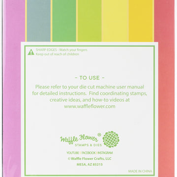 Waffle Flower Crafts Waffle Flower Die - Little One Alpha