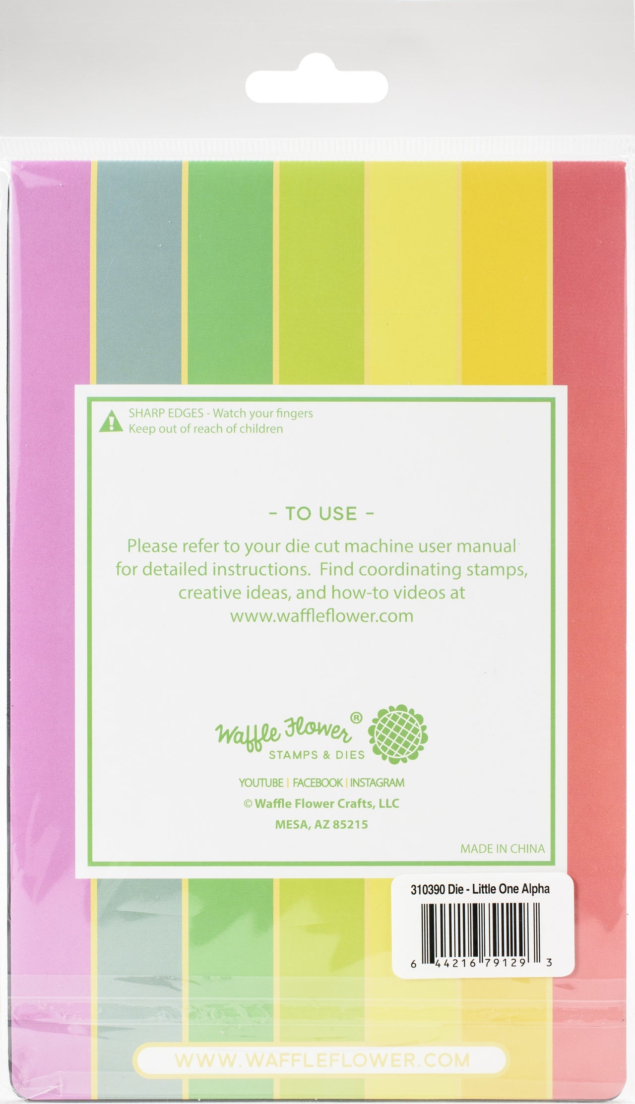 Waffle Flower Crafts Waffle Flower Die - Little One Alpha