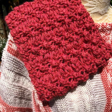 Mock Fair-Isle Poncho & Textured Cowl