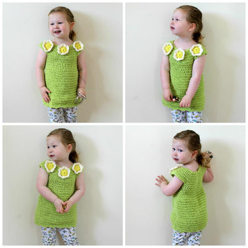 PDF18 Crochet Flower Tunic