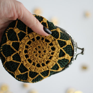 Gold and Jade Coin Purse