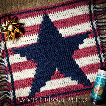 Holiday Overlay Mosaic Square: Celebration Star